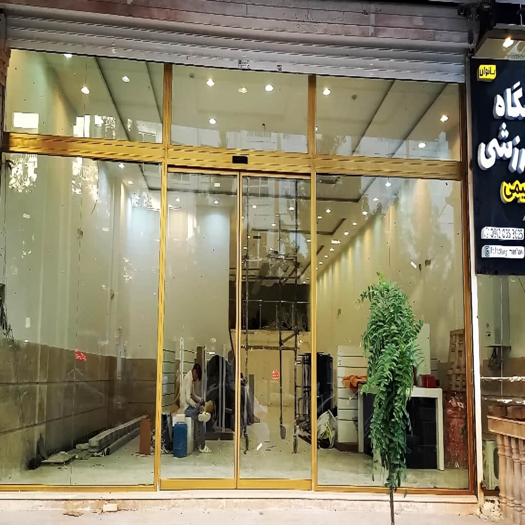 سفارش درب لمینت اتوماتیک برای لابی پرتردد