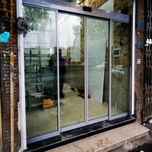7 مدل درب اتوماتیک شیشه ای دو لنگه کشویی