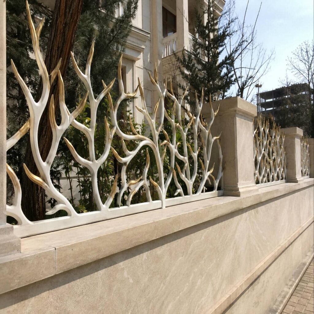 مشاوره انتخاب حفاظ شاخ گوزنی میلگرد خمکاری برای دیوار