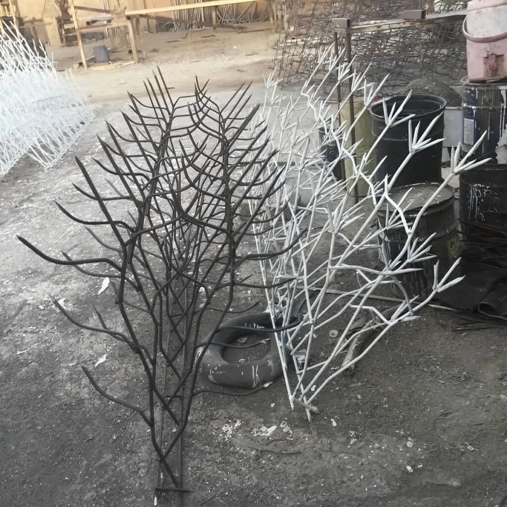 خرید حفاظ دیوار با میلگرد آجدار شاخ گوزنی