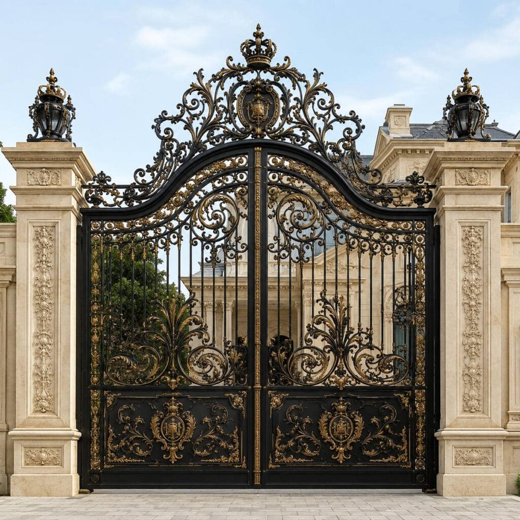 سفارش درب ویلایی ریلی محوطه باغ با سیستم کنسولی