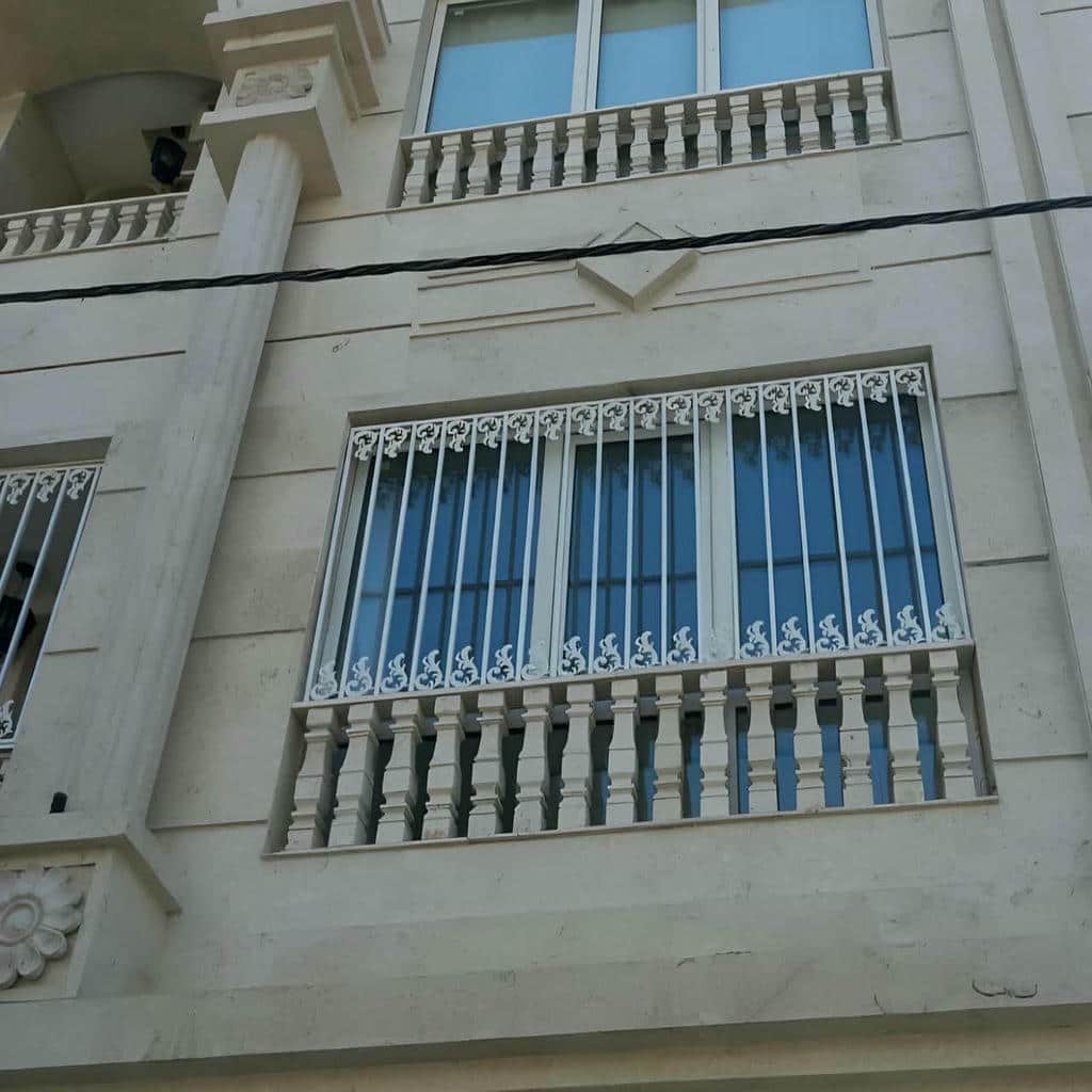 قیمت نرده پنجره ساده پروفیلی بر اساس سفارش