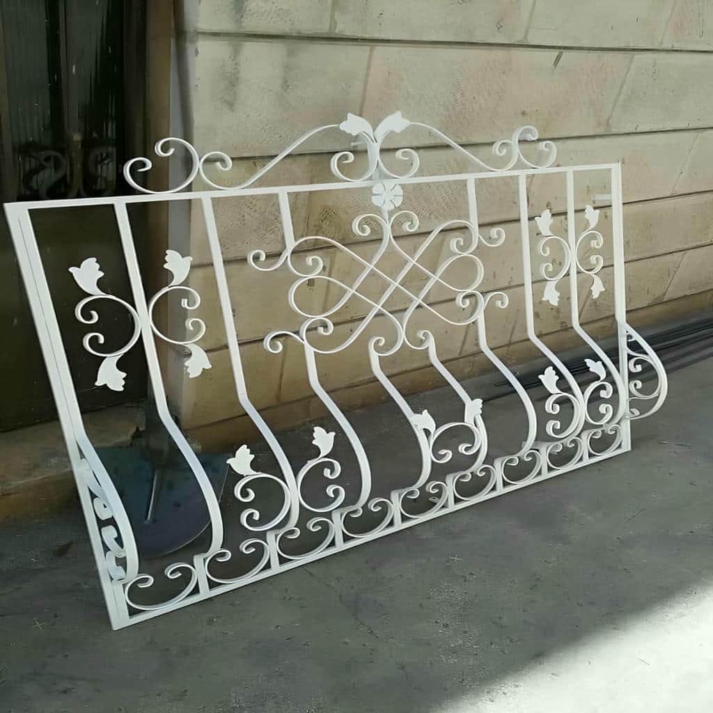 طرح ترکیبی حفاظ پنجره ساده خطی نمای مدرن