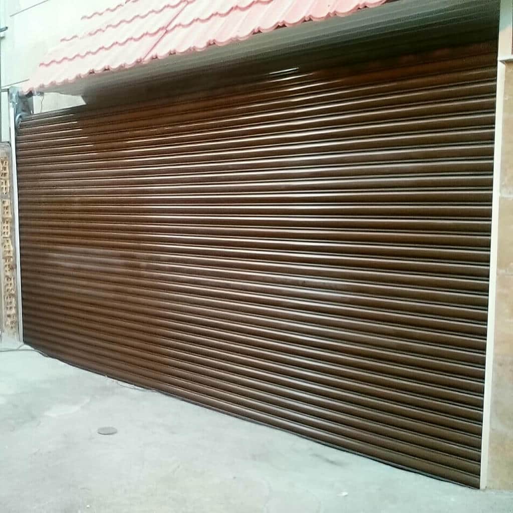 ساخت درب کرکره ای پارکینگ اتوماتیک دهانه عریض