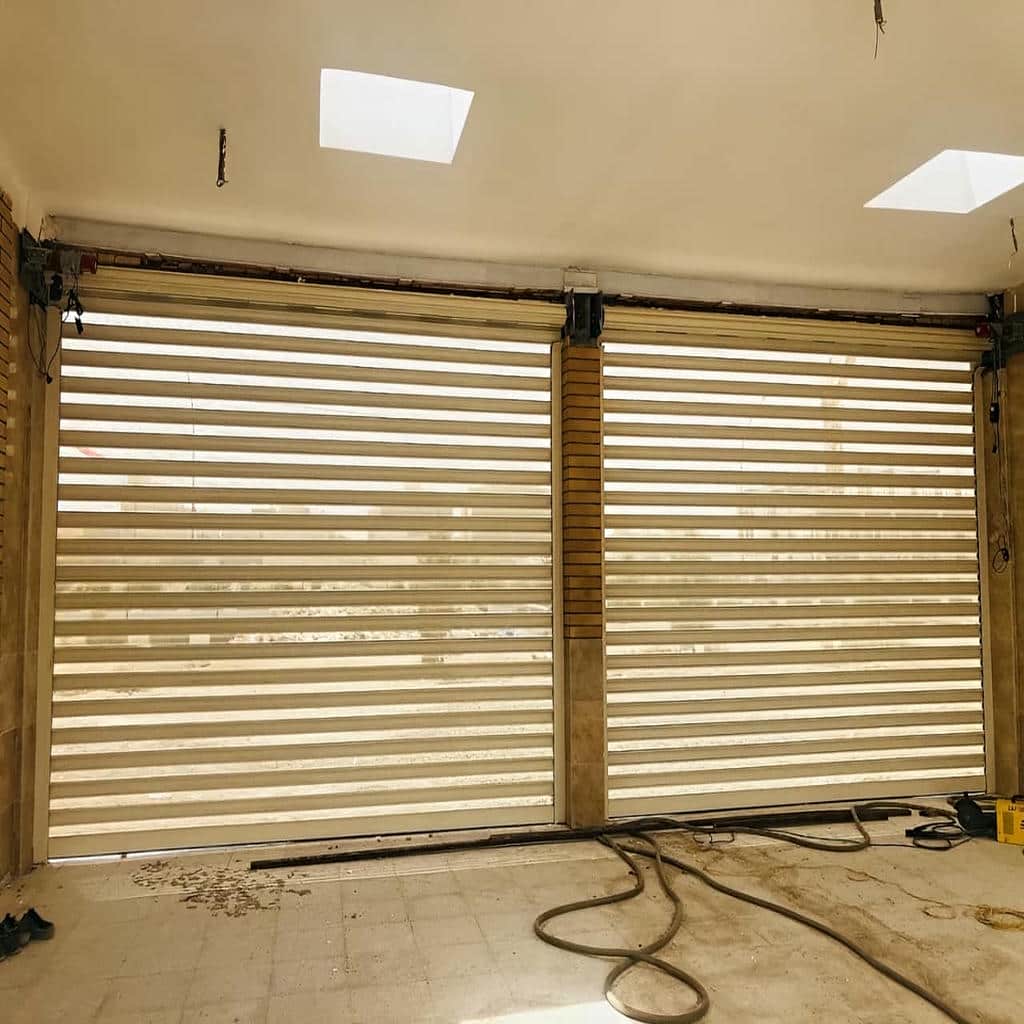 سفارش درب کرکره ای پارکینگ اتوماتیک فوم دار