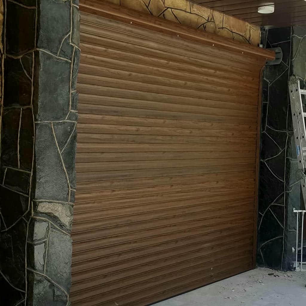 اجرای درب کرکره ای پارکینگ اتوماتیک موتور ساید
