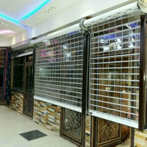 8 مدل کرکره برقی رنگی نمای فروشگاه