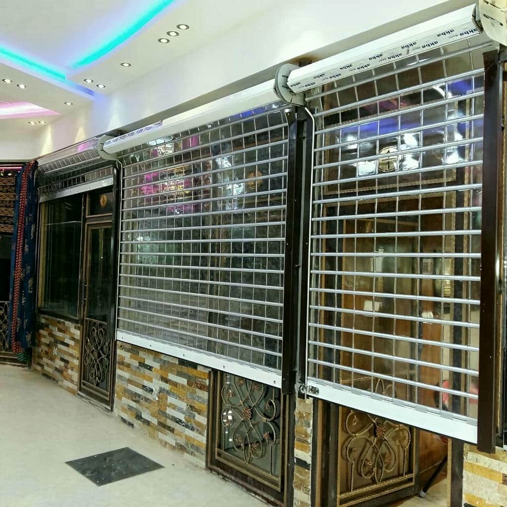 8 مدل کرکره برقی رنگی نمای فروشگاه
