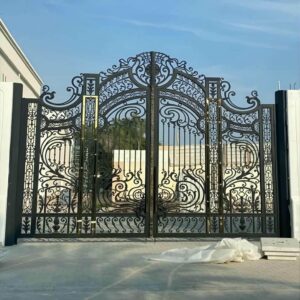 14 طرح درب ویلایی CNC پنل مشبک
