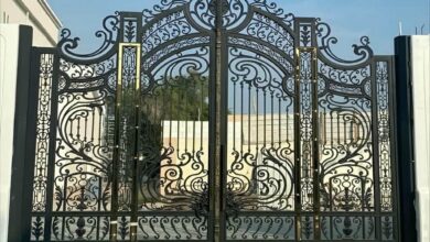 14 طرح درب ویلایی CNC پنل مشبک