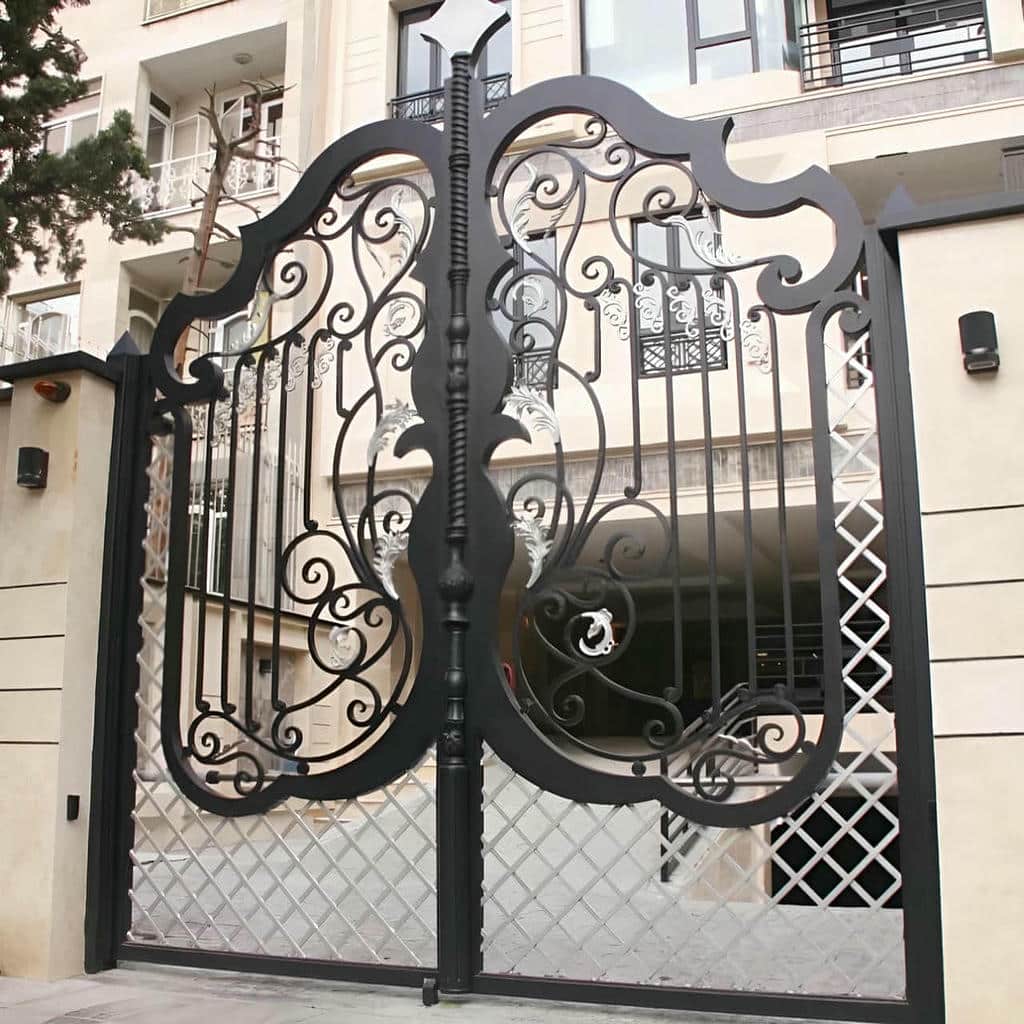 13 مدل درب حیاط کشویی ریل زمینی
