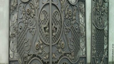 7 مدل درب حیاط ورودی محوطه