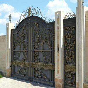 14 مدل درب پارکینگ حیاط لولایی