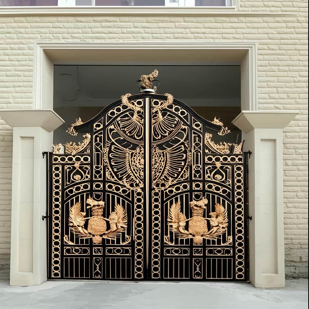 قیمت درب حیاط ورودی محوطه دستی و اتوماتیک