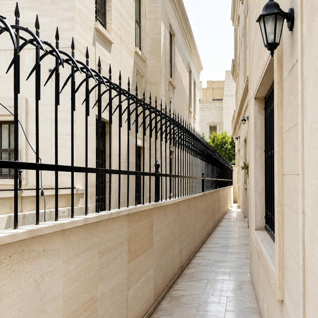 خدمات اندازهگیری حفاظ دیوار رنگ کوره ای
