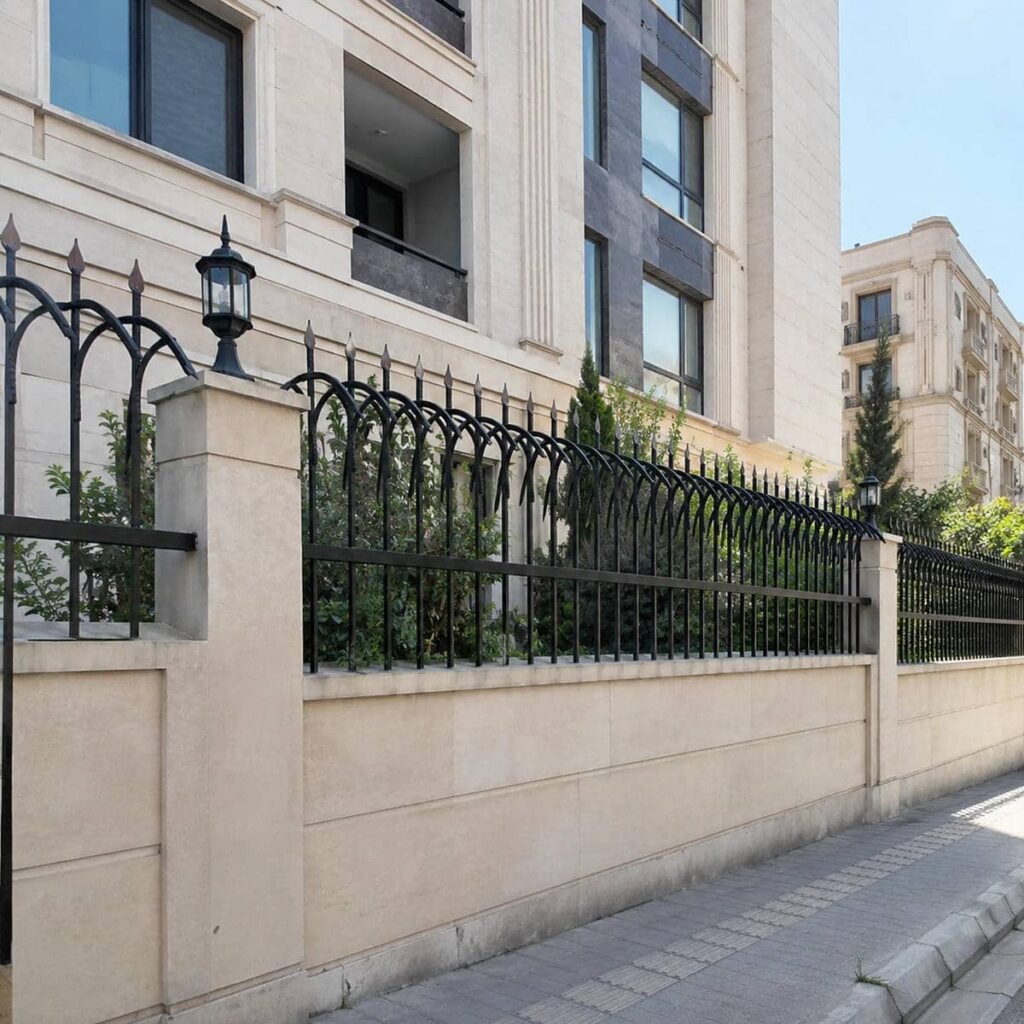 تولید حفاظ دیوار مدرن خطی نامتقارن