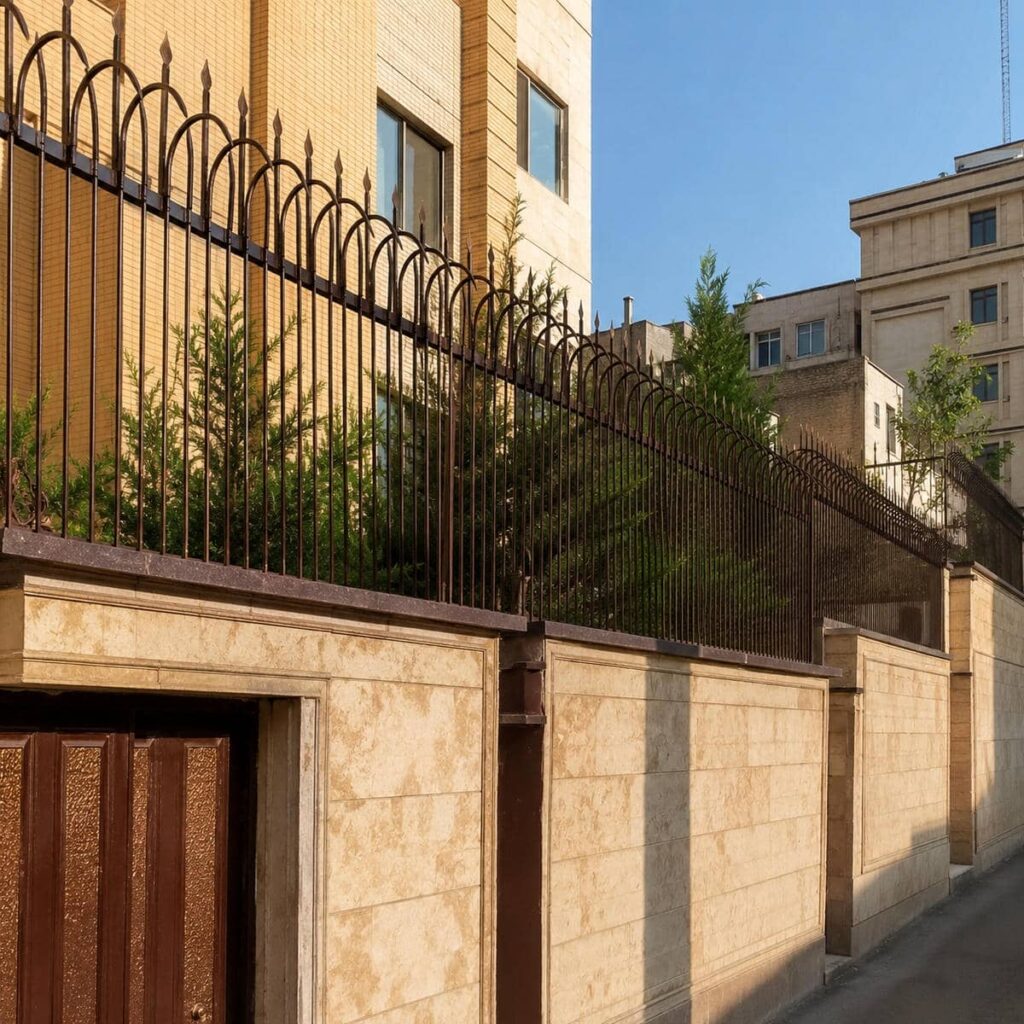 خرید حفاظ دیوار شیک روی سنگ تراورتن