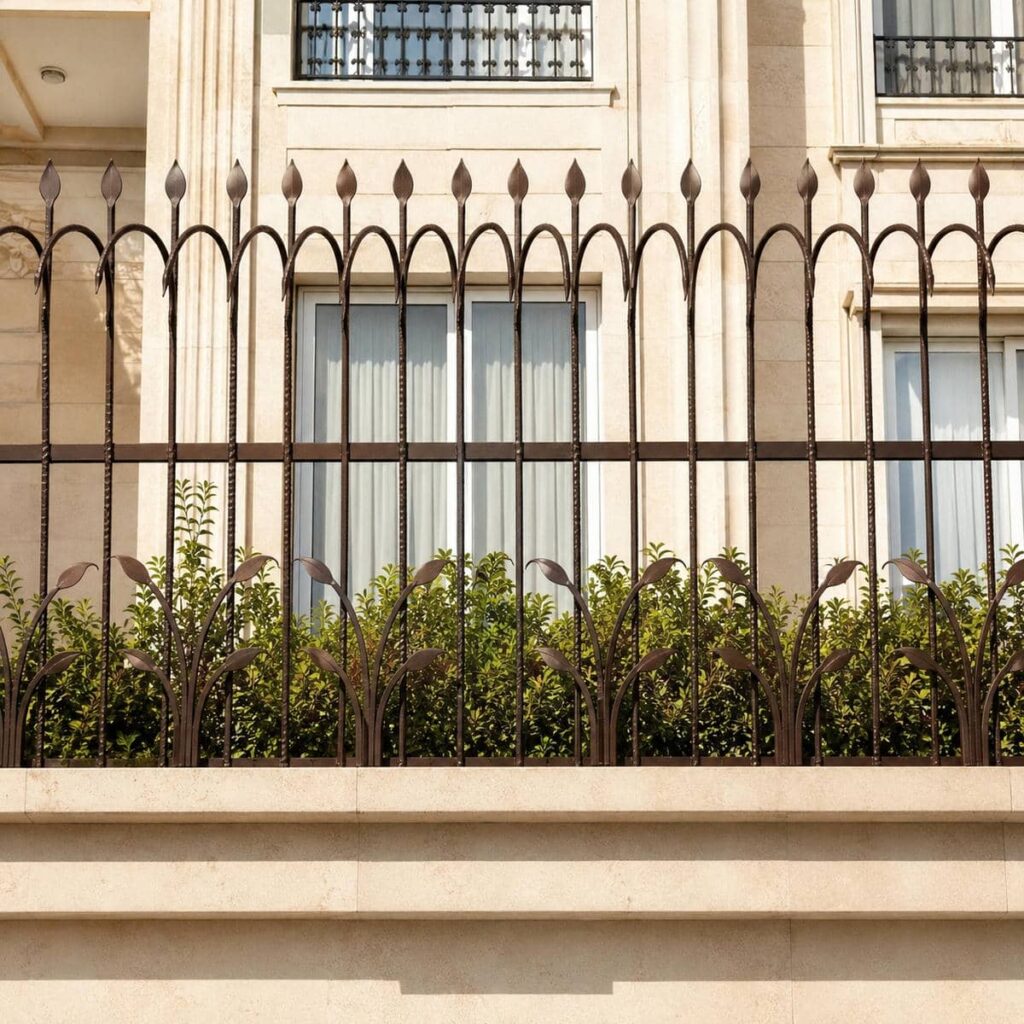 ساخت حفاظ دیوار کوتاه حیاط کم‌عرض
