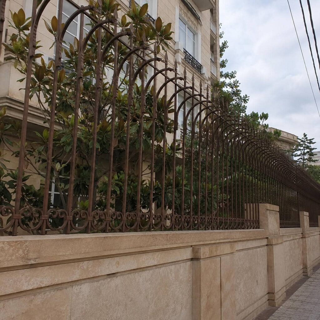 خرید حفاظ دیوار فلزی ردیفی عمودی