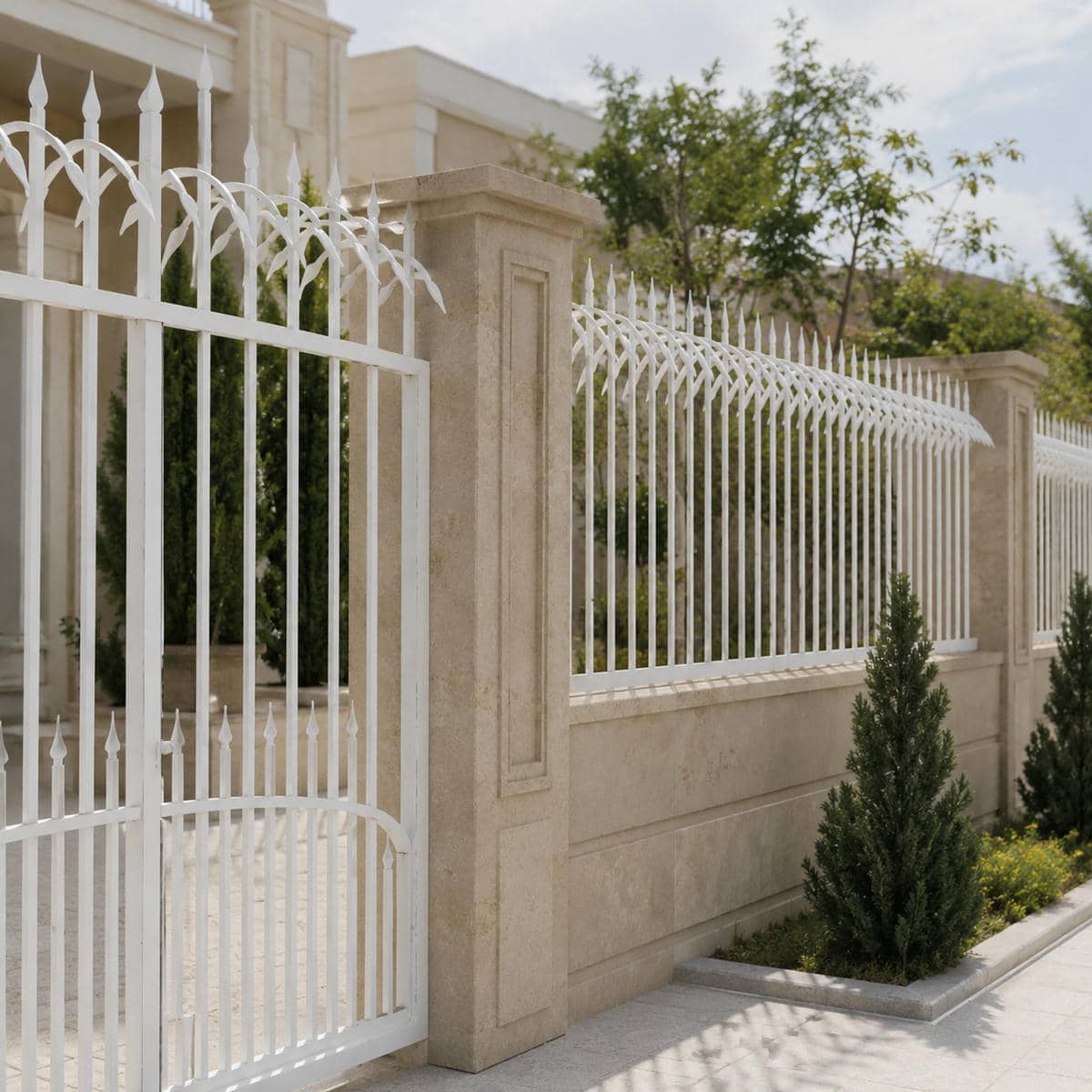 9 مدل حفاظ دیوار سیم خاردار ترکیبی