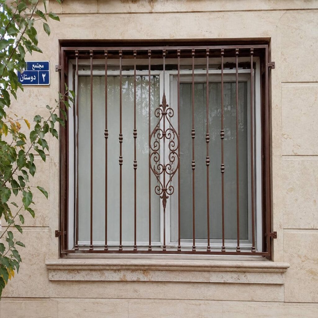 تولید حفاظ پنجره ثابت پیچ و رولپلاک فریم دوبل