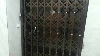 11 طرح درب آکاردئونی چهار گل لوزی