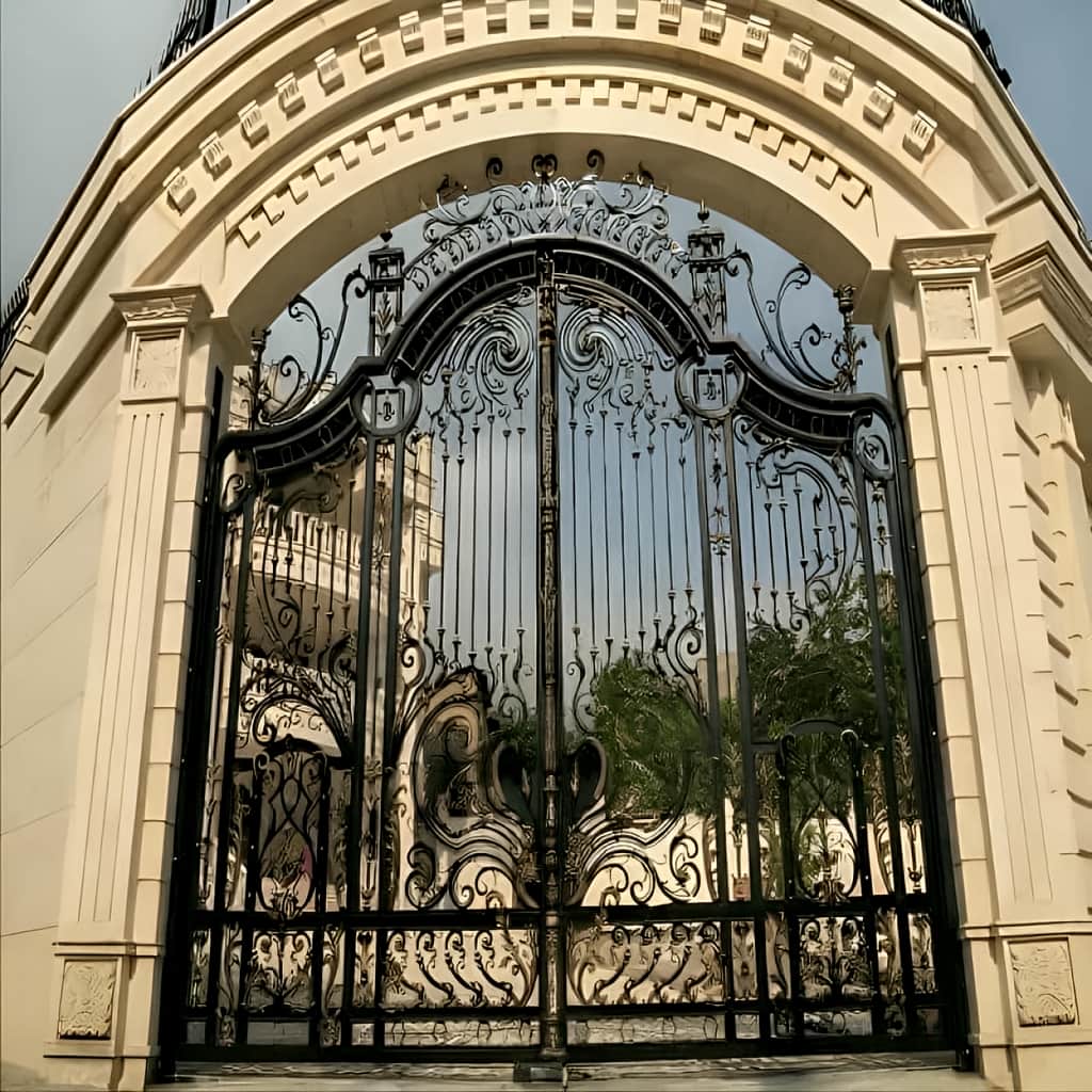 عکس درب حیاط ویلایی