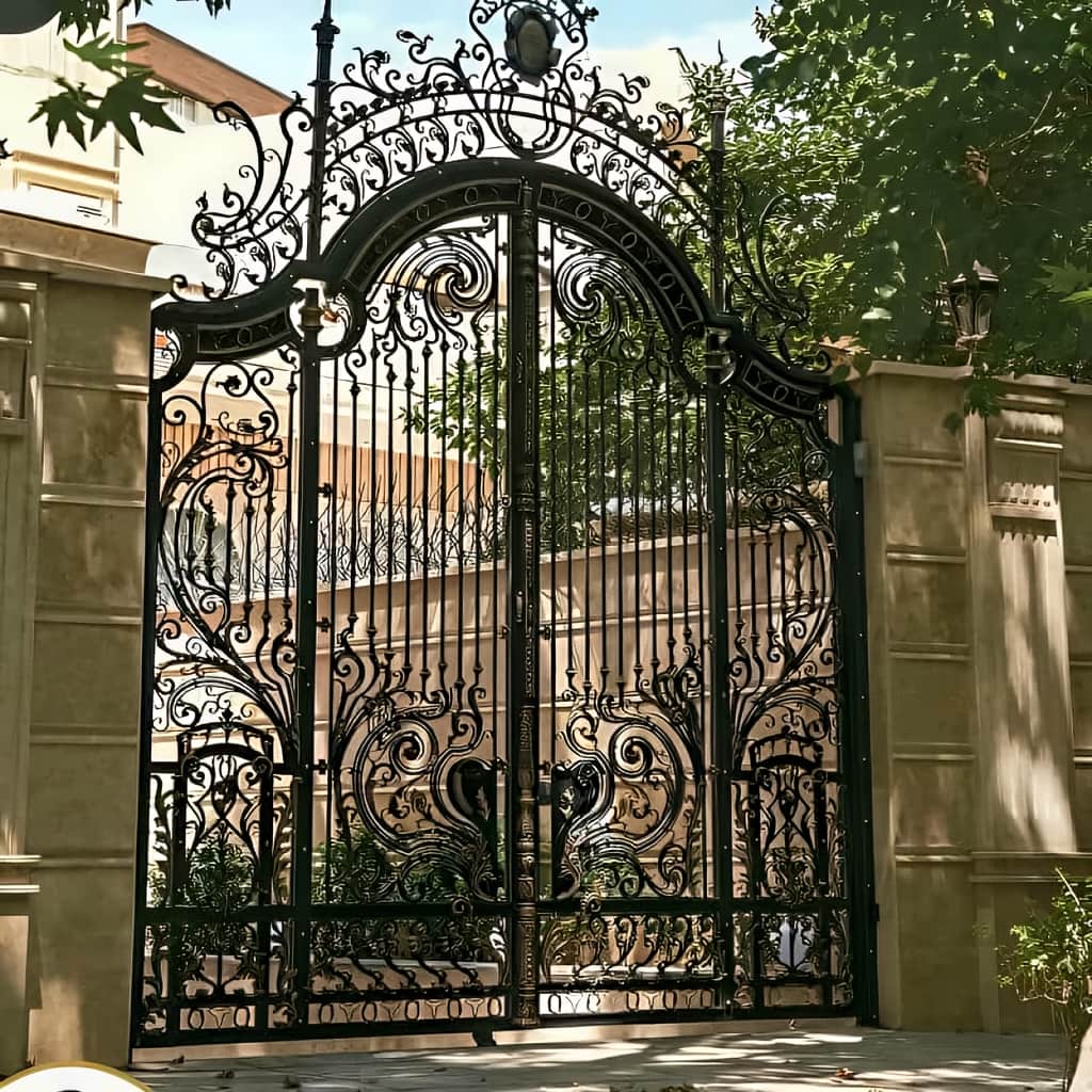 درب حیاط ساده