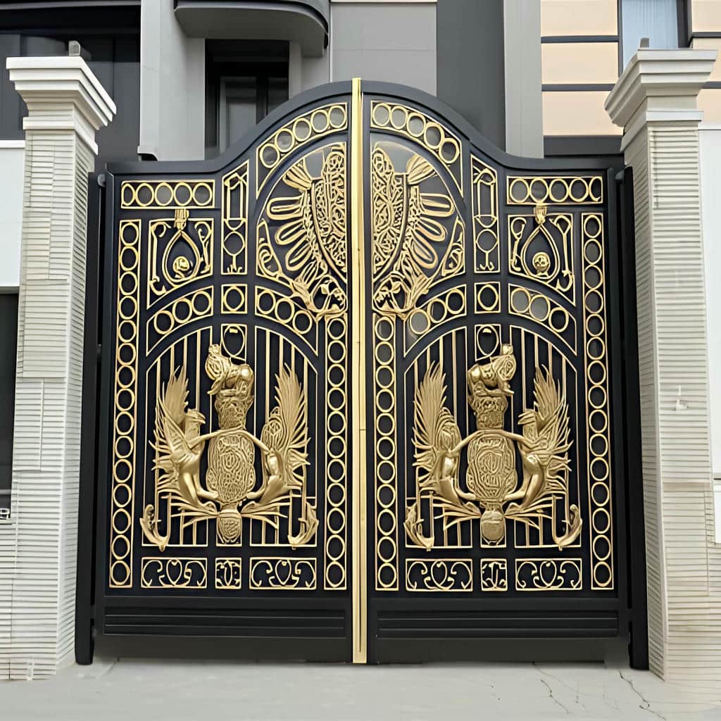 تصویر طرح درب آهنی حیاط
