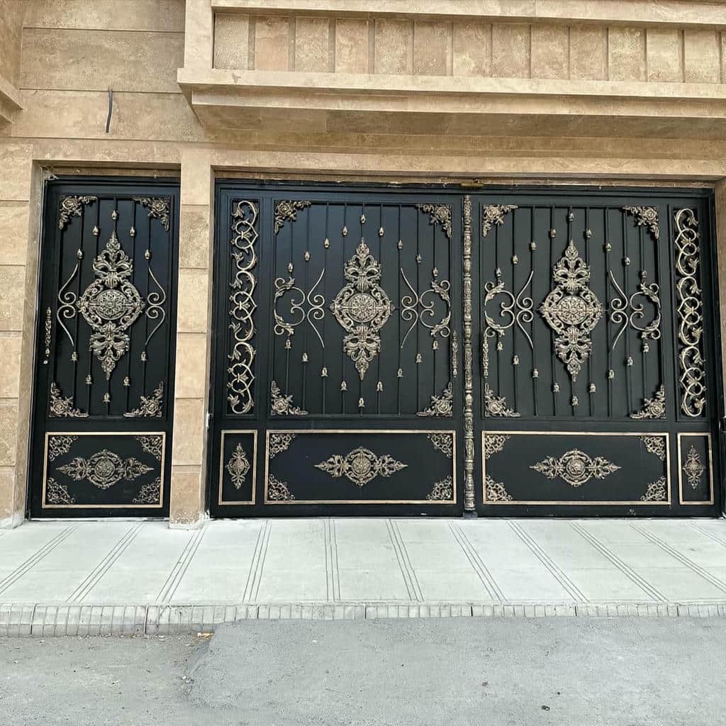 مراحل ساخت درب فرفورژه