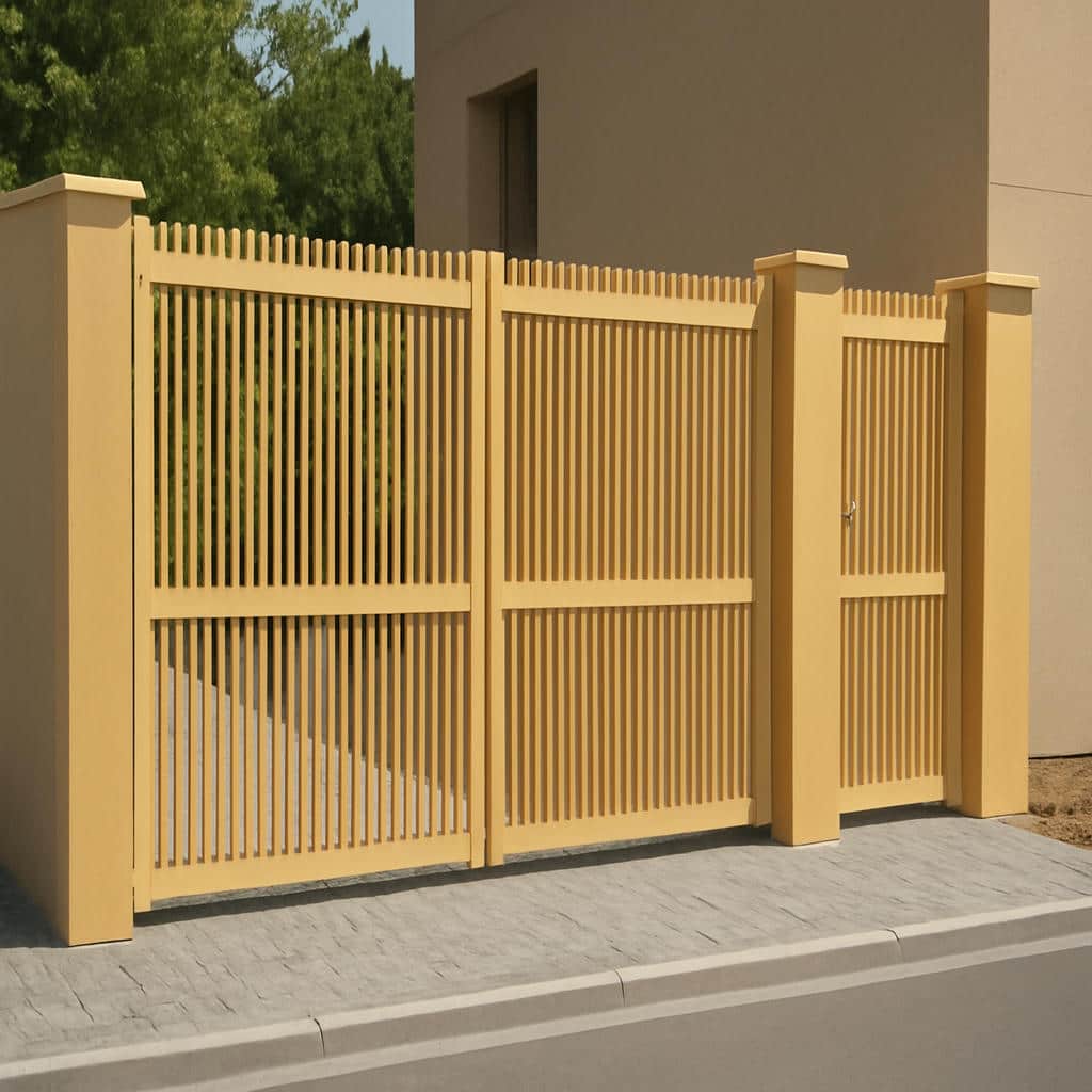 درب حیاط پیش ساخته مدرن