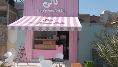 سایبان دوطرفه طراحی لوکس