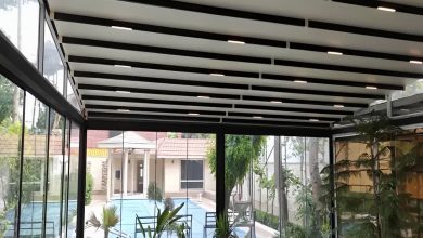 سایبان تاشو فضای کم عرض