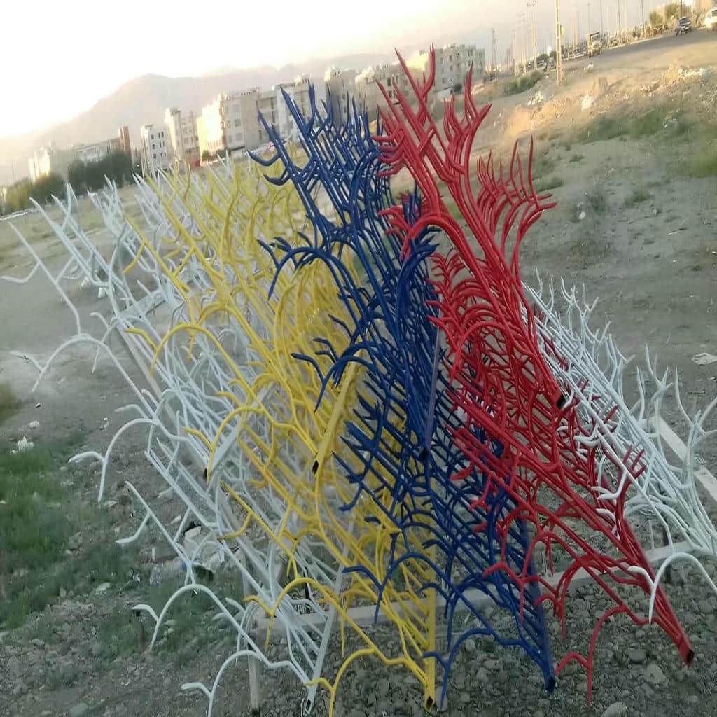 حفاظ شاخ گوزنی طرح اف رنگ شده