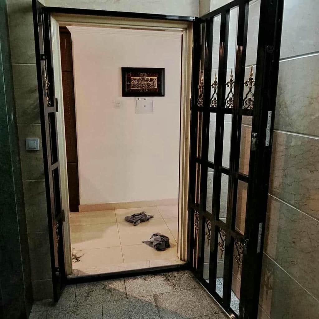 گارد آکاردئونی ورودی ساختمان گارد آکاردئونی ورودی ساختمان