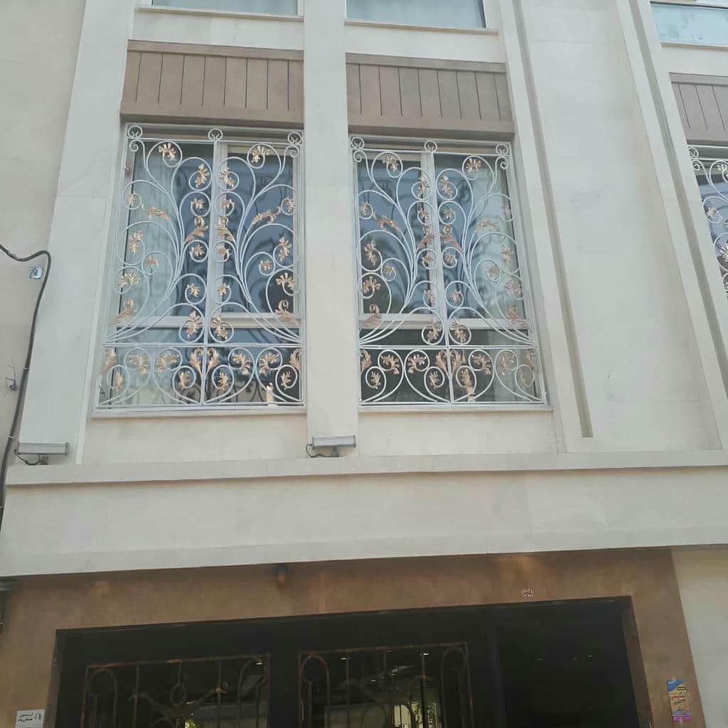 نرده پنجره پروفیلی مشکی