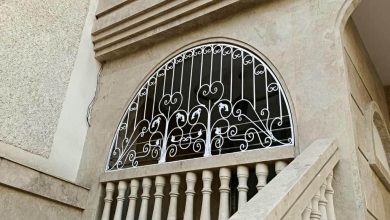 حفاظ پنجره آهنی با طرح سفارشی
