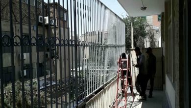 حفاظ پنجره طبقه همکف آهنی سفارشی