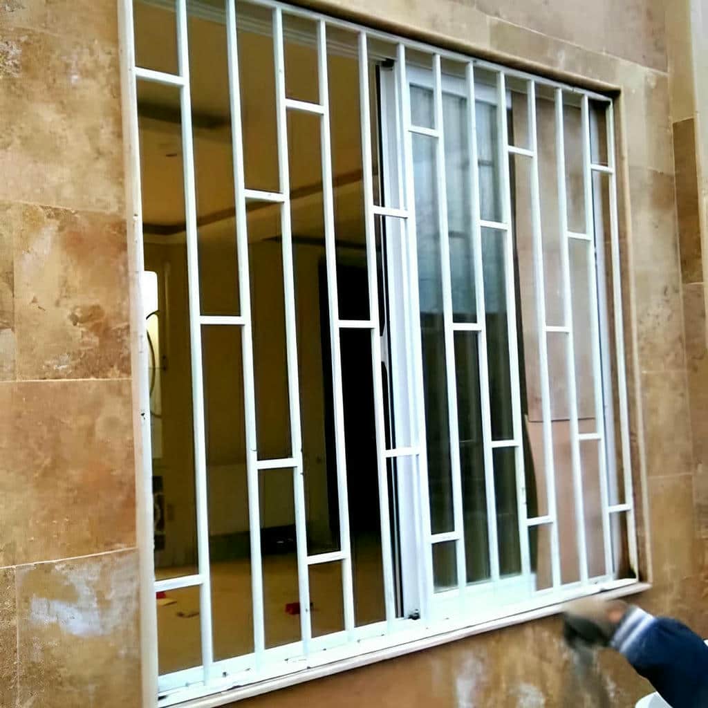 مرکز فروش حفاظ پنجره ثابت سفارشی مناسب پروفیل و هماهنگی با نما