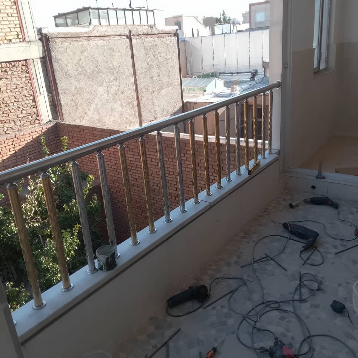 نرده دوبلکس فلزی لوکس
