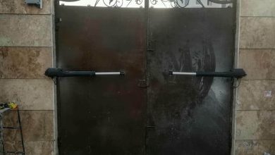 موتور درب پارکینگ مشکی برای ورودی نوساز