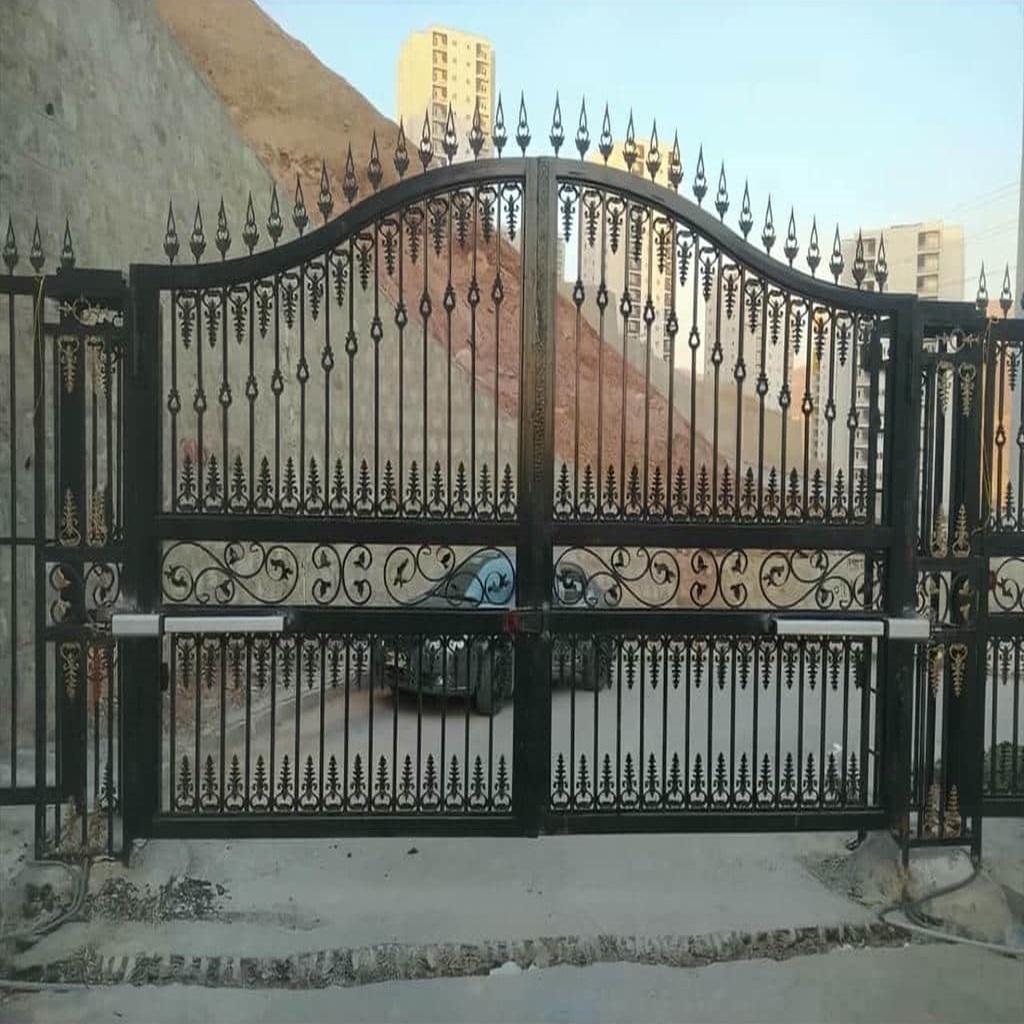 جک بازویی ورودی پارکینگ دو لنگه