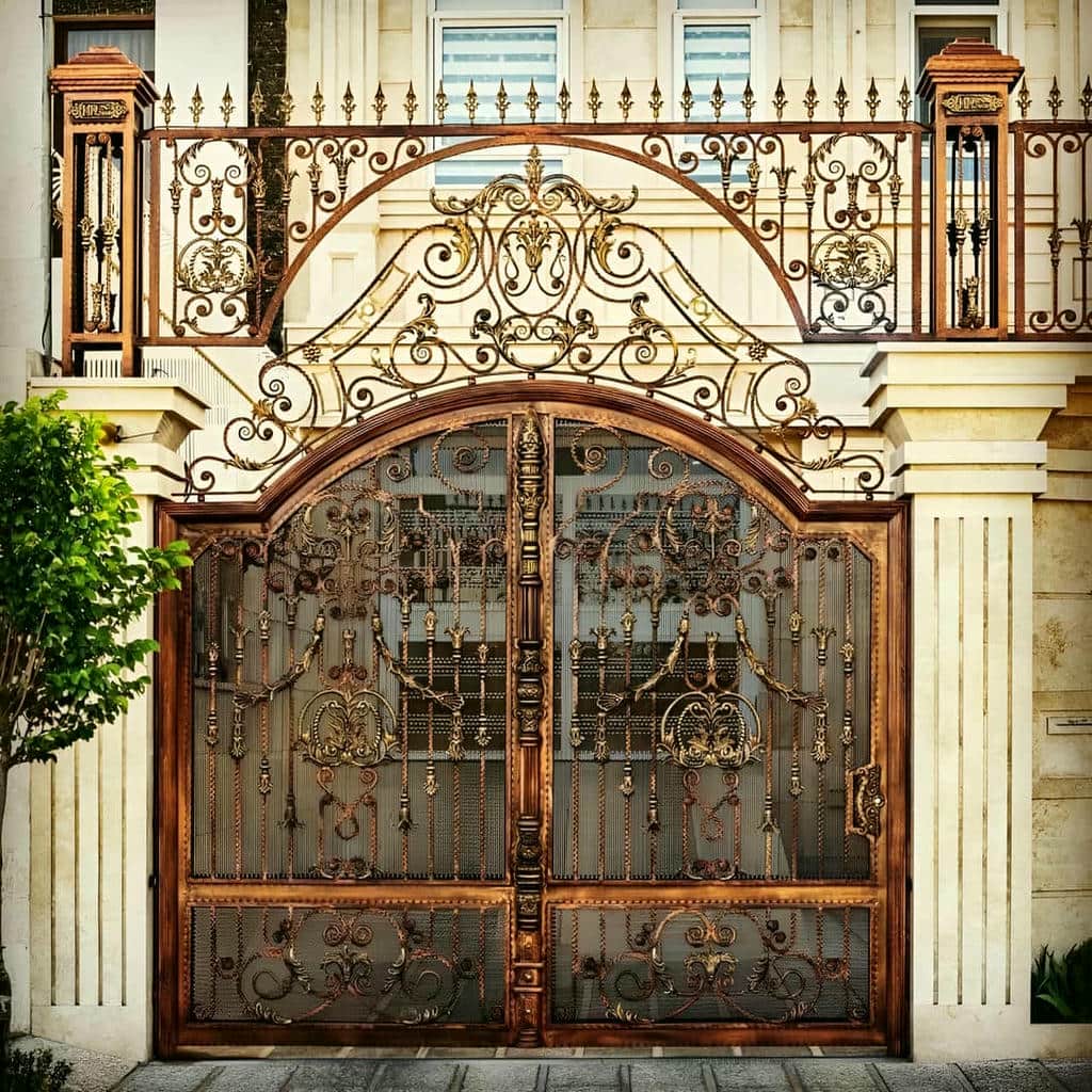 درب آهنی ورودی سفارشی