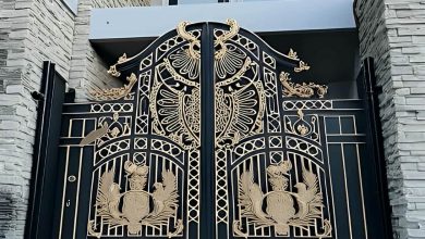 درب فرفورژه فلزی با طراحی اختصاصی
