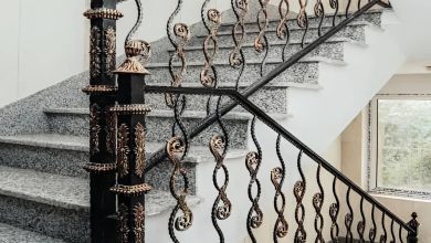 نرده بالکن آپارتمان فرفورژه کلاسیک