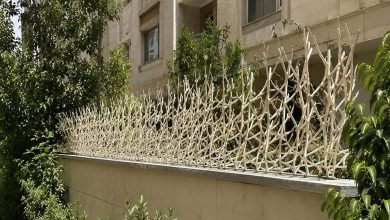 حفاظ شاخ گوزنی فلزی با طراحی اختصاصی ویلا